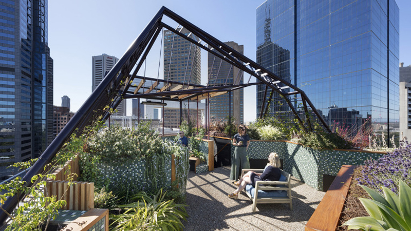 最新樓頂花園設(shè)計(jì)與展示，綠意盎然，繁花似錦的空中花園體驗(yàn)