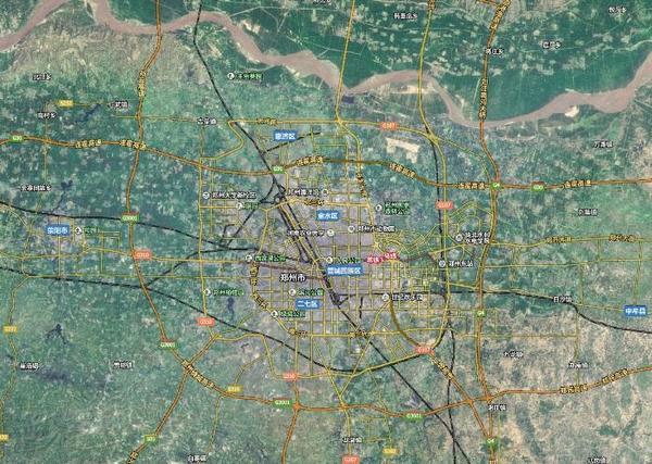 鄭州衛(wèi)星地圖最新版，古都的航天視角探索