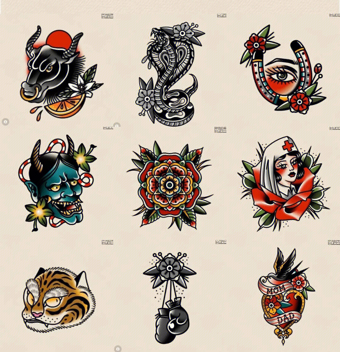 時(shí)尚潮流展現(xiàn)，最新紋身圖案設(shè)計(jì)精選