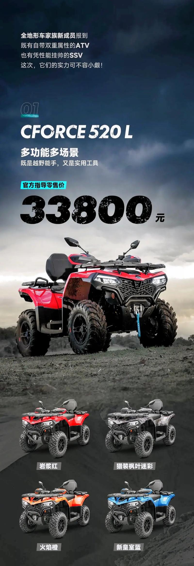 最新全地形車，越野的極致體驗